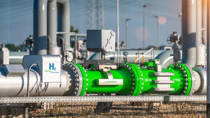 Green hydrogen renewable energy production pipeline
