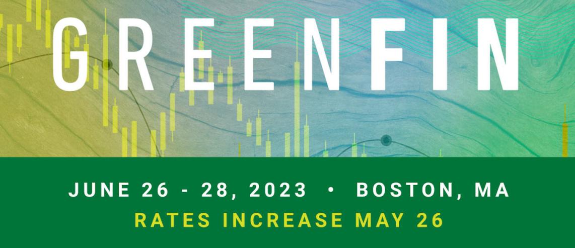 GreenFin Advance Rate Expires May 26