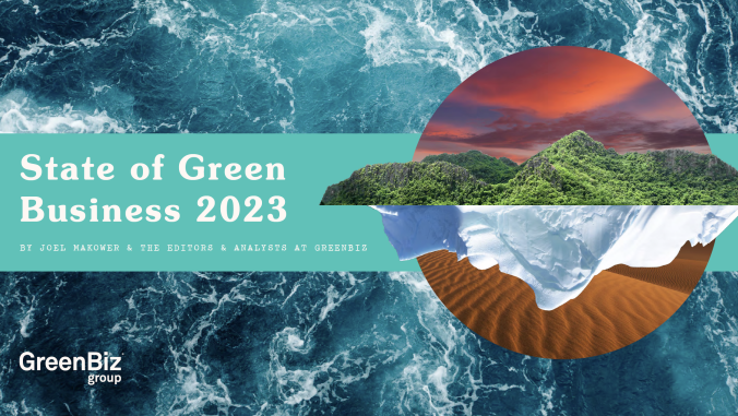 State of Green Business 2023 Report Cover Image